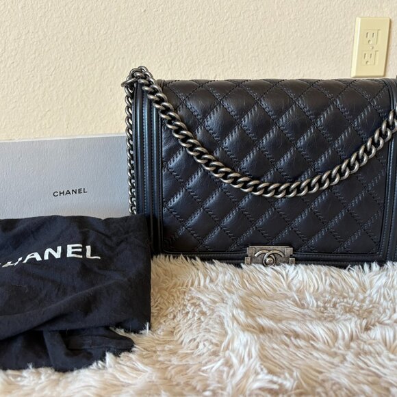 Large Chanel boy bag - Picture 11 of 11
